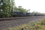 NS 4837 leads train 595 west with 192 coal empties